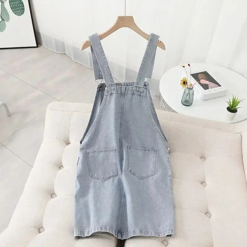 Denim Strap Jumper Dress