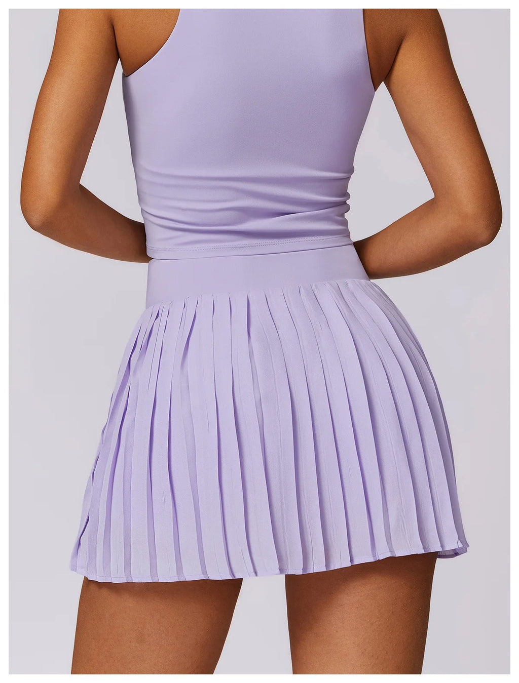 Women Dance Gym Workout Fitness Solid Sports Skirts