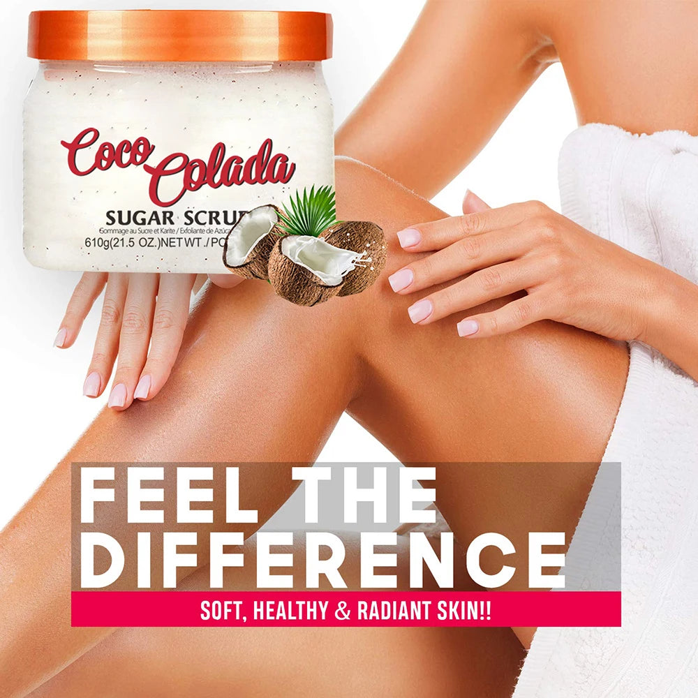 Shea Sugar Body Scrub Coconut Watermelon Rose