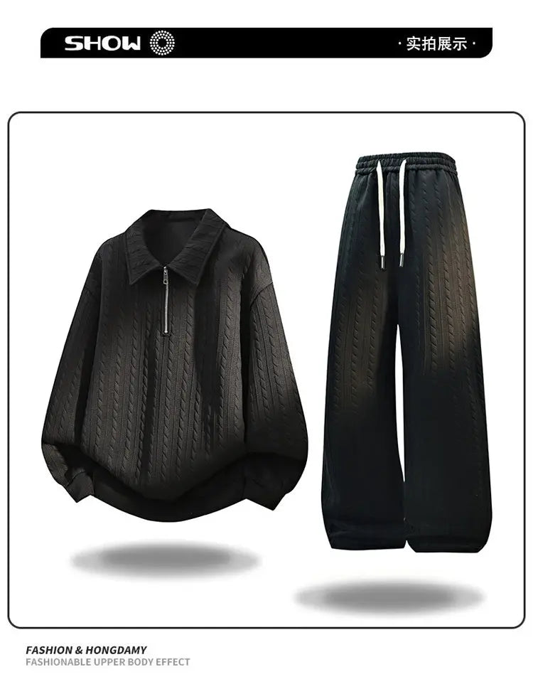 Casual Sportswear Set Two Piece Soft Comfort Fabric