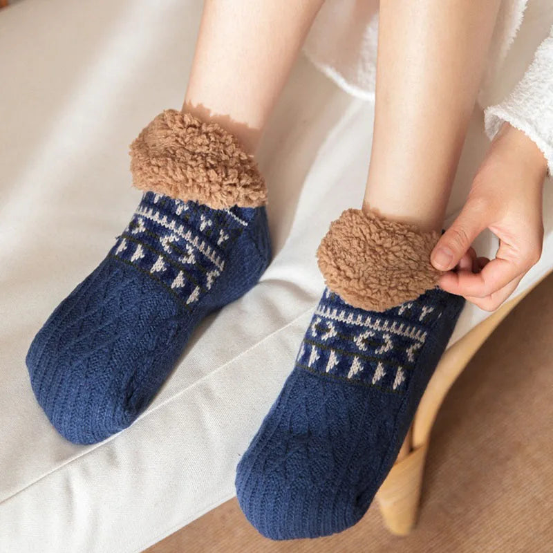 Warm Women Men Floor Socks