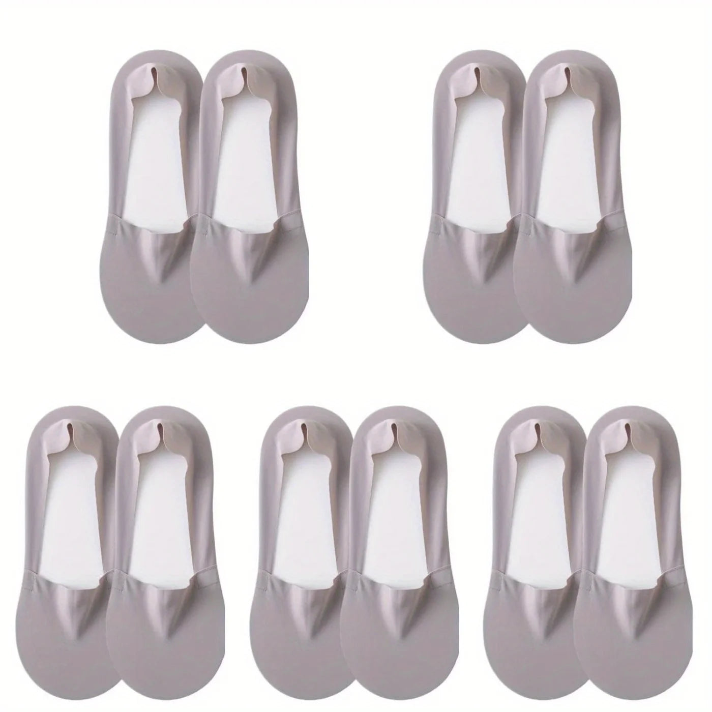Womens No-Show Socks 5-8 Pairs