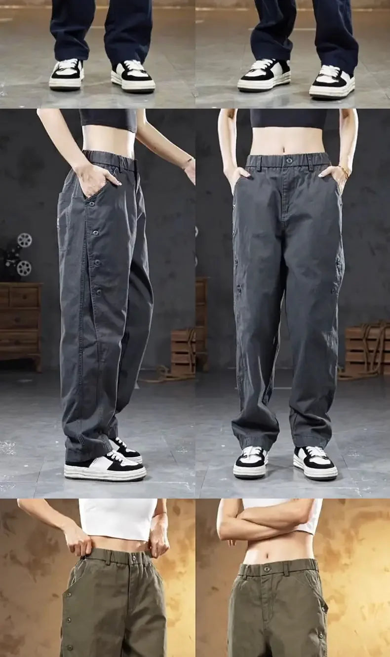 Slacks Trousers Unisex Fashion