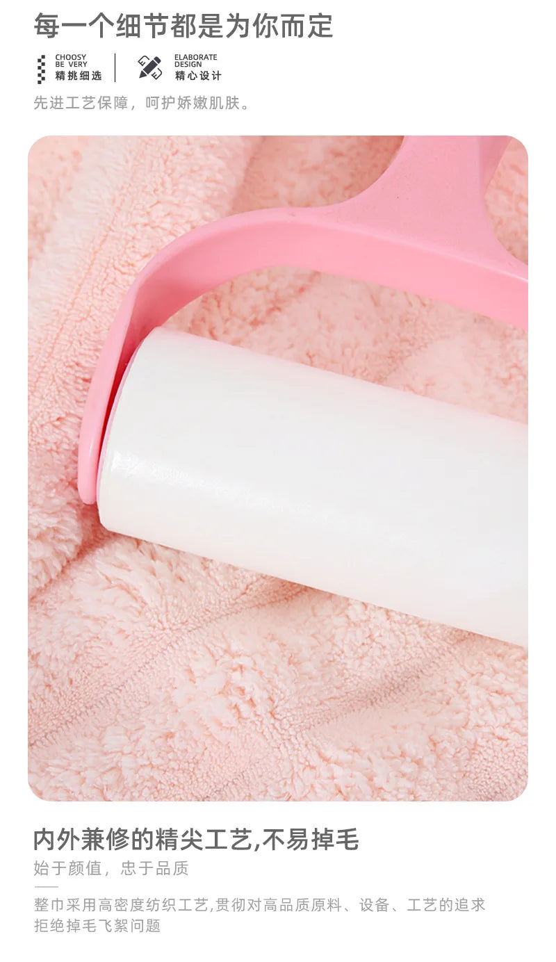 Dry Hair Cap for Women, Thickened and Super Absorbent Headscarf