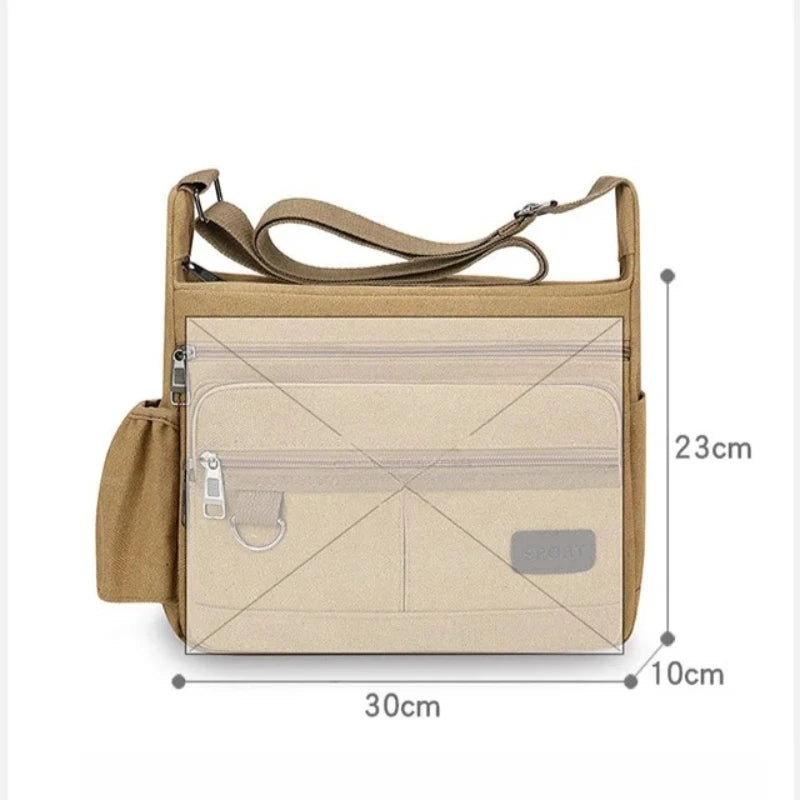 Men Canvas Shoulder Bags
