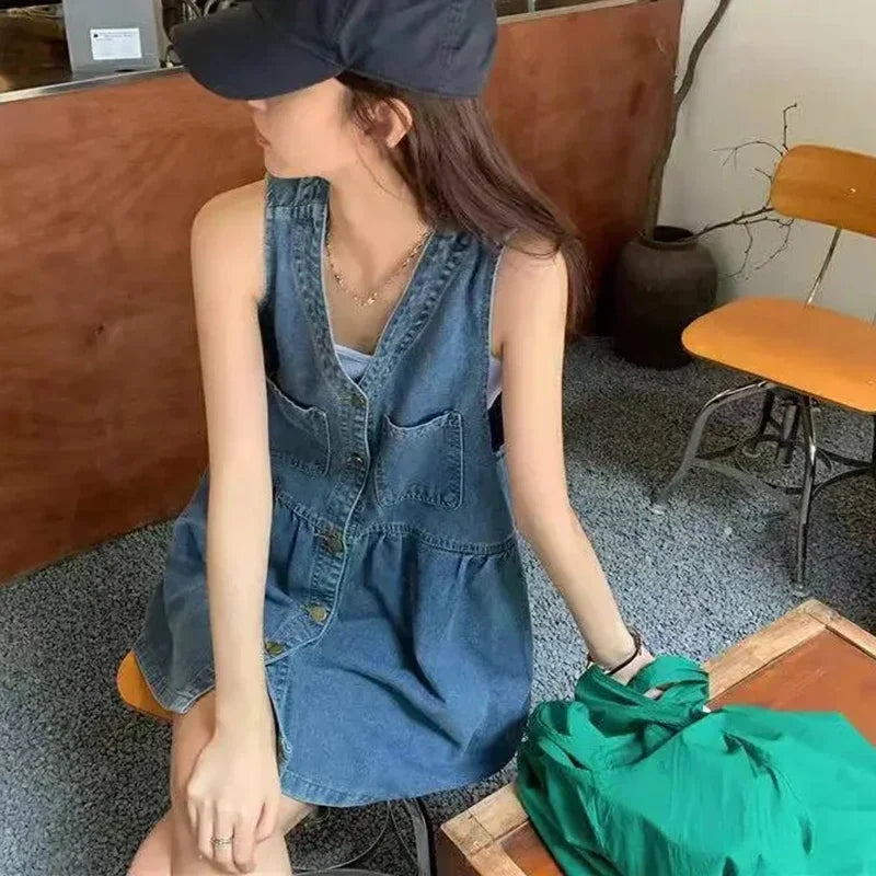 Sleeveless Strap Dress Women
