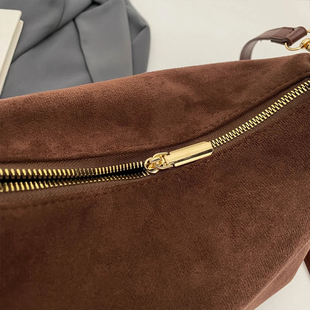 Big Boston Tote Soft Matte Suede Cow Leather