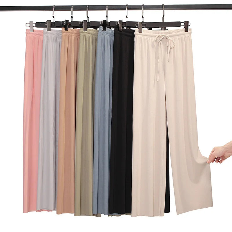 Women Ankle-Length Wide Leg Pant