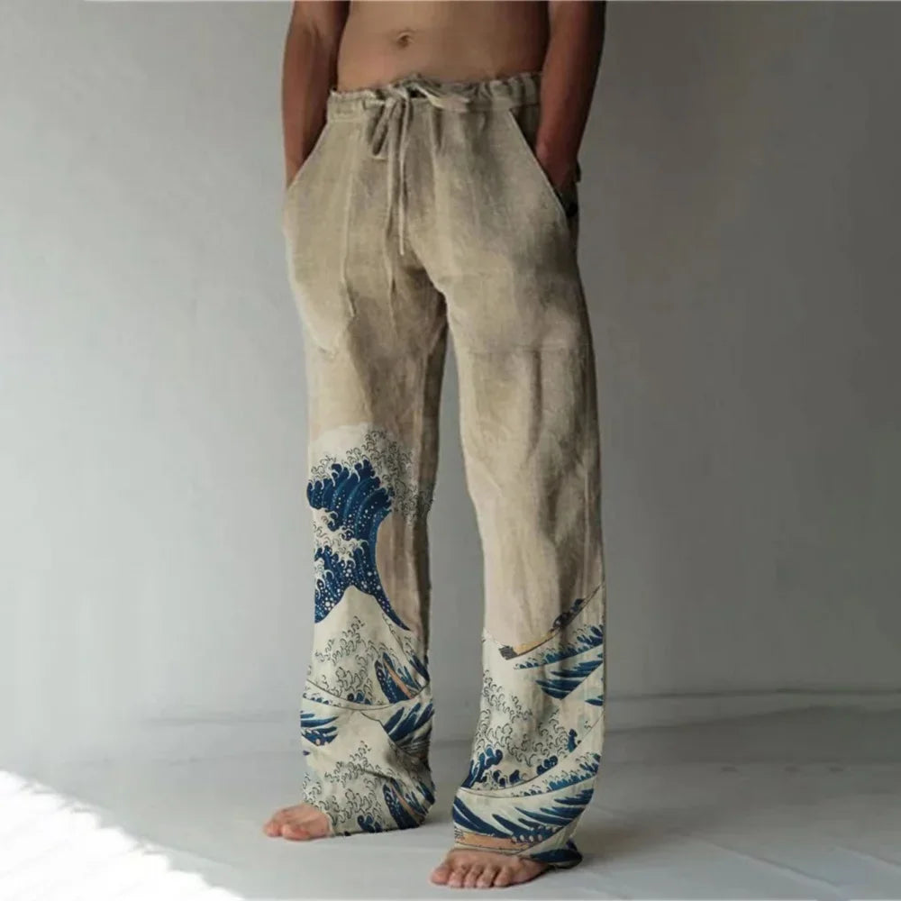 Wide New Killer Whale 3D Printed men's New Sweatpants