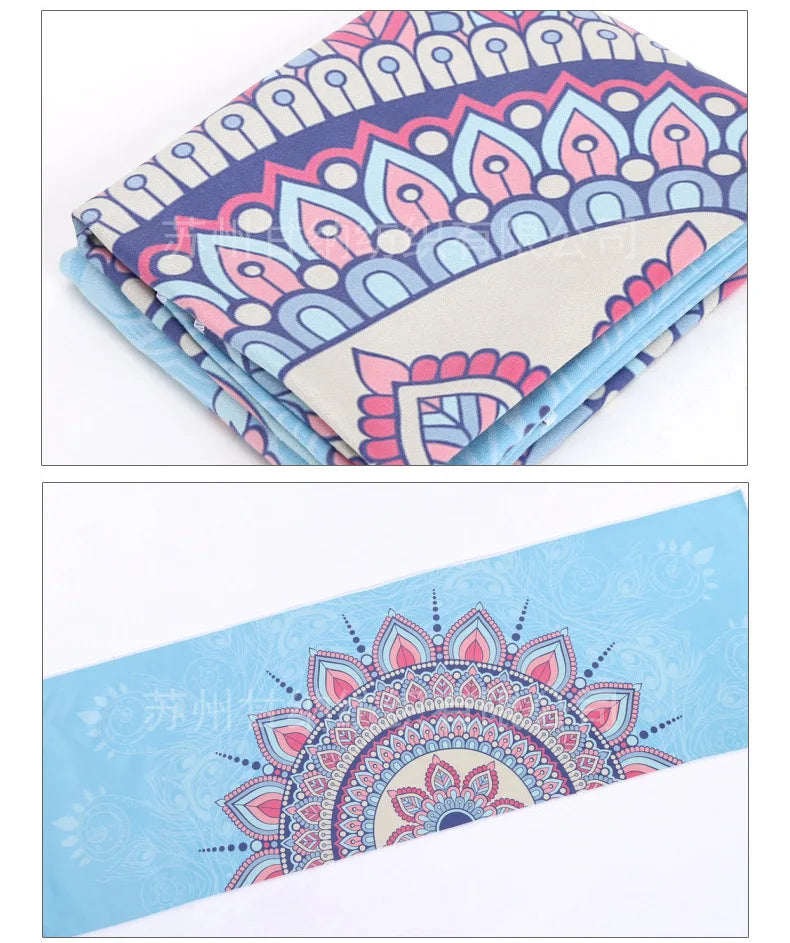 Anti-slip double-sided Fleece Yoga mat