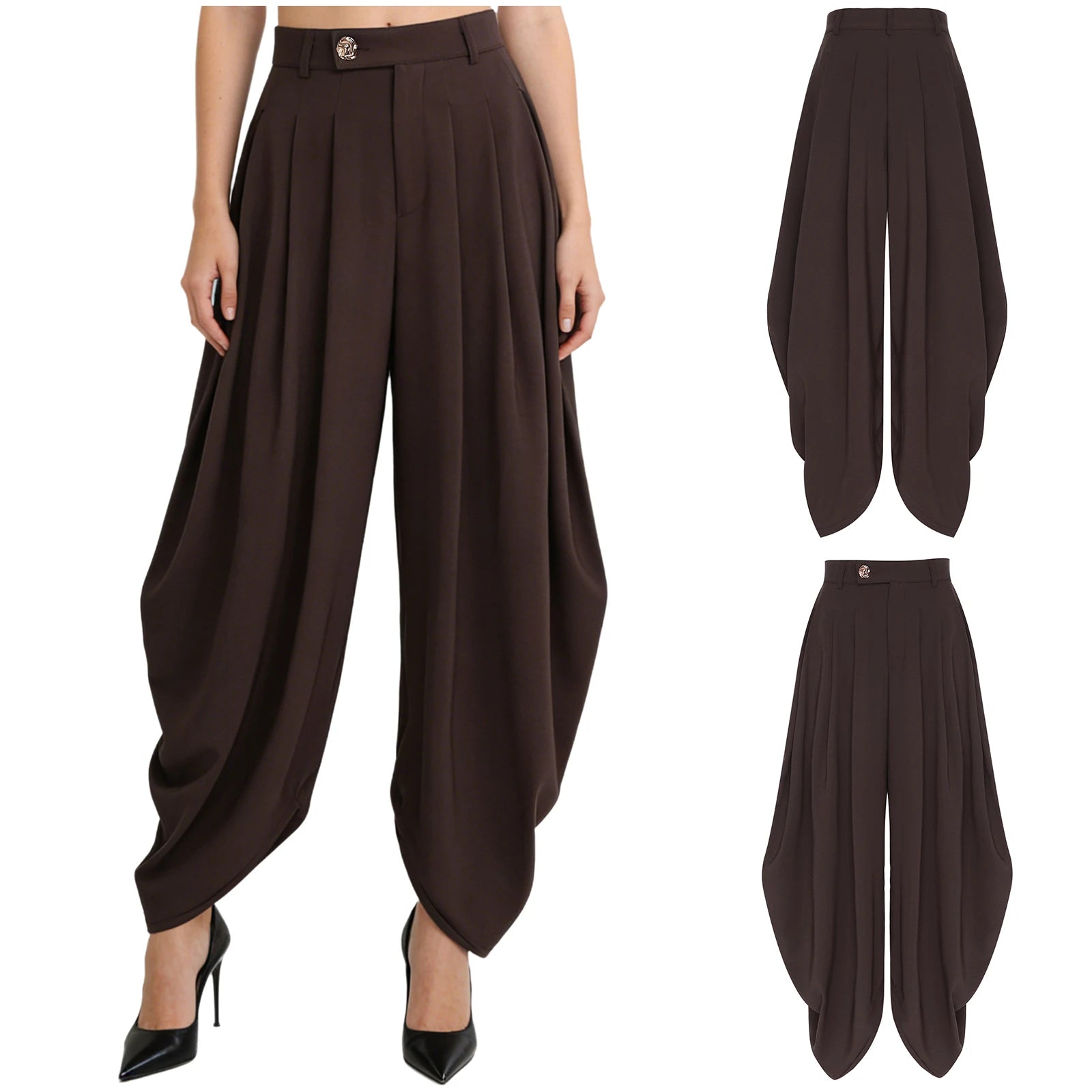 Women Palazzo Pants Trousers