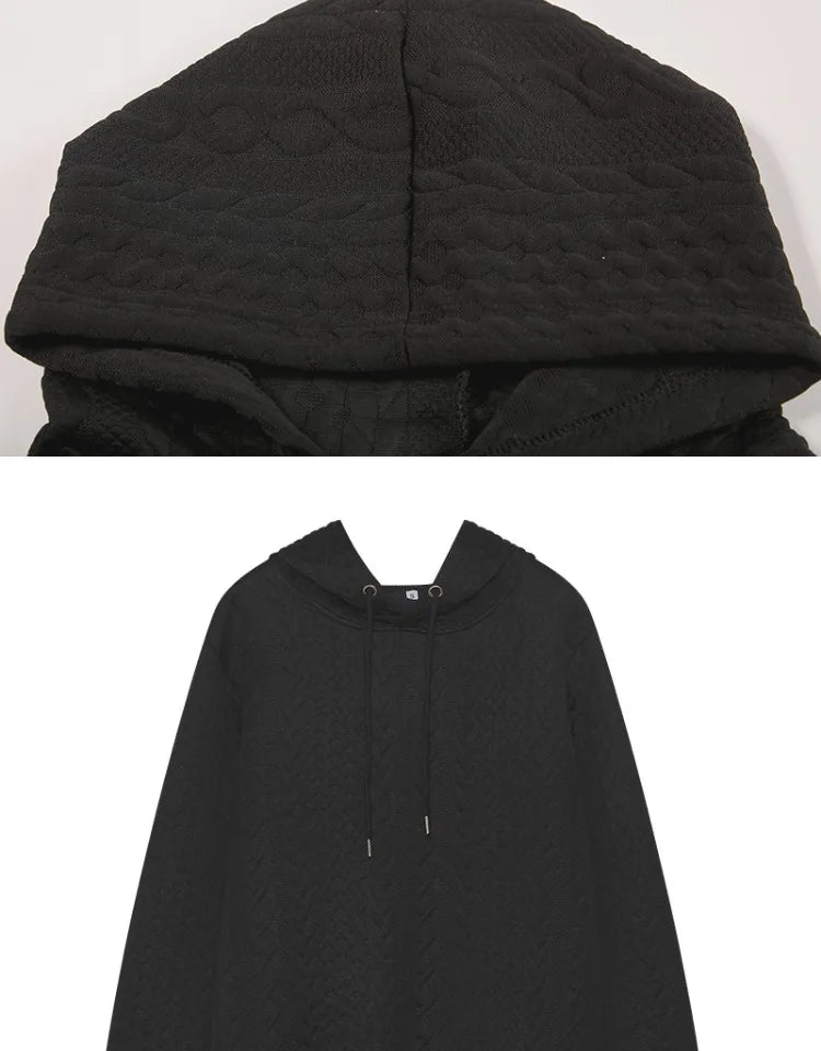 Fashionable Student Hoodie Long Sleeve Casual Sweatshirt Regular Fit Streetwear