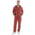 Men's Solid Color One-piece Sweater Loose Hooded Home Wear Pajama's
