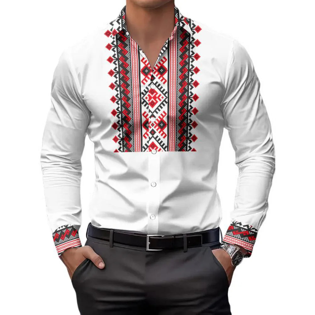 Mens Casual Shirts Long Sleeve