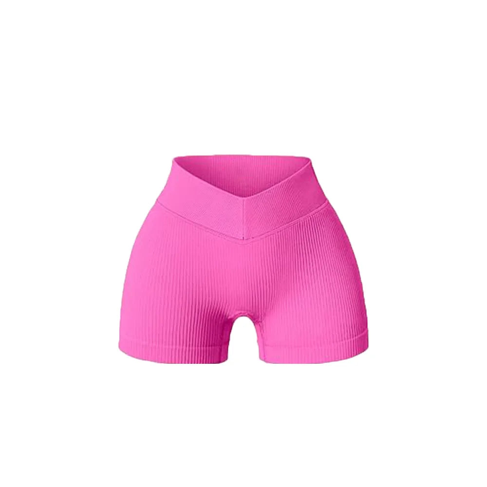 Women High Waist Workout Fitness Yoga Shorts
