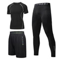 3 PCS Men's Fitness Workout Clothes Set