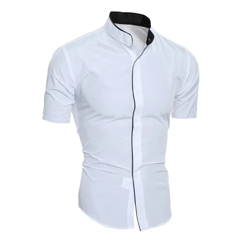 New men's solid color casual