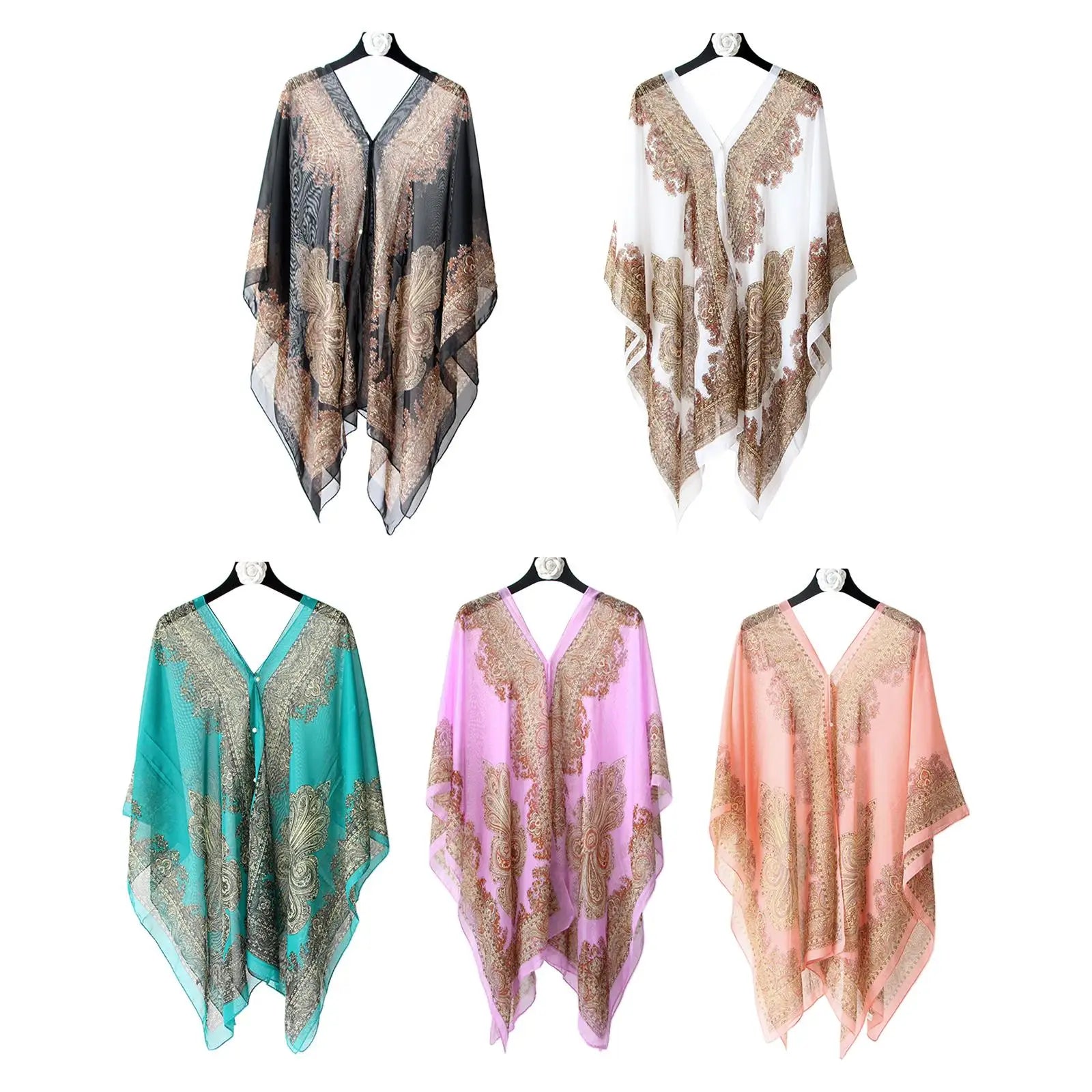 2026 Women Summer Chiffon Sun Protection Shawl