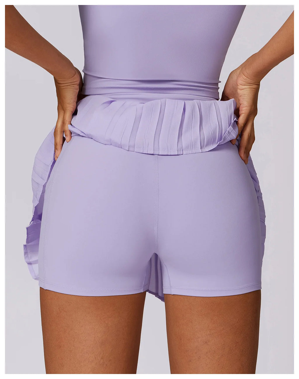 Women Dance Gym Workout Fitness Solid Sports Skirts