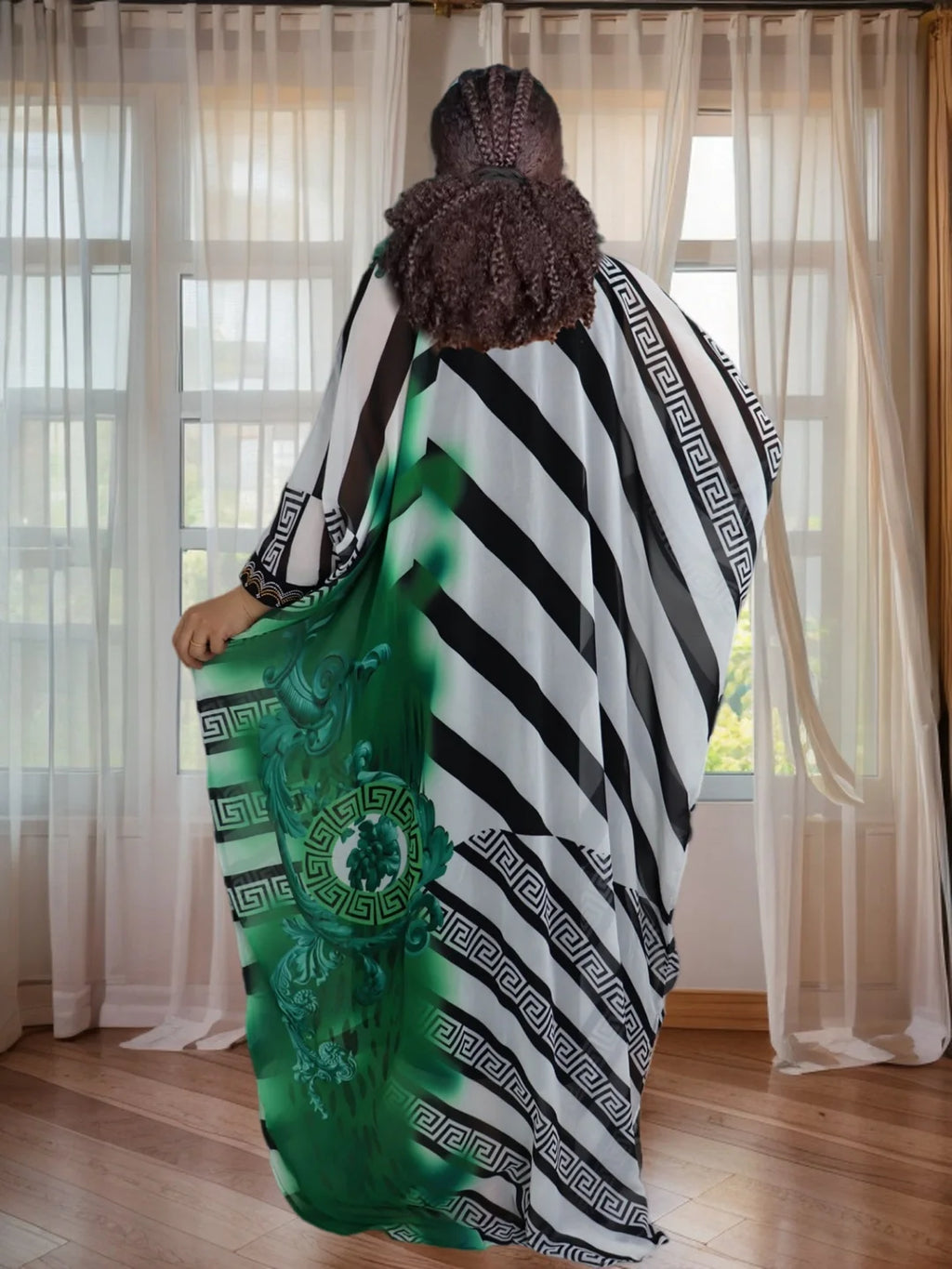 Plus Size Loose Casual Fashion Boho Maxi Dress