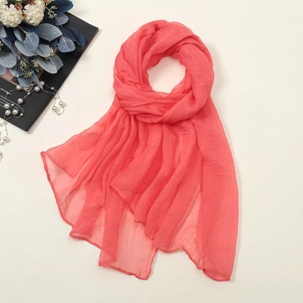 Oversize Chiffon Women Summer Shawl Sleeves