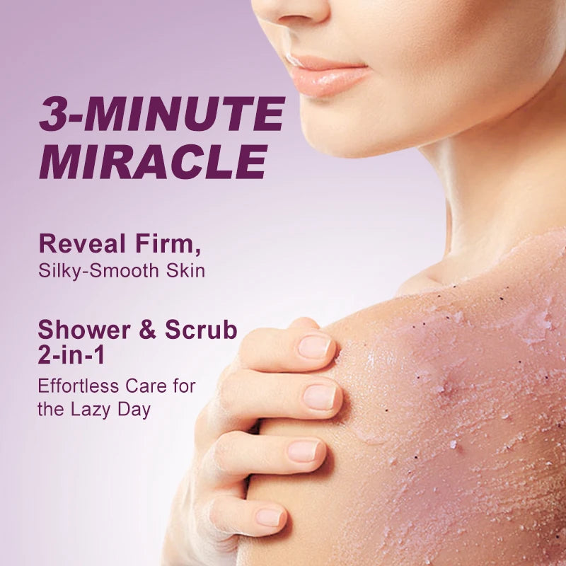 500g Lavender Body Scrub Shea Butter Exfoliating Deep Cleansing