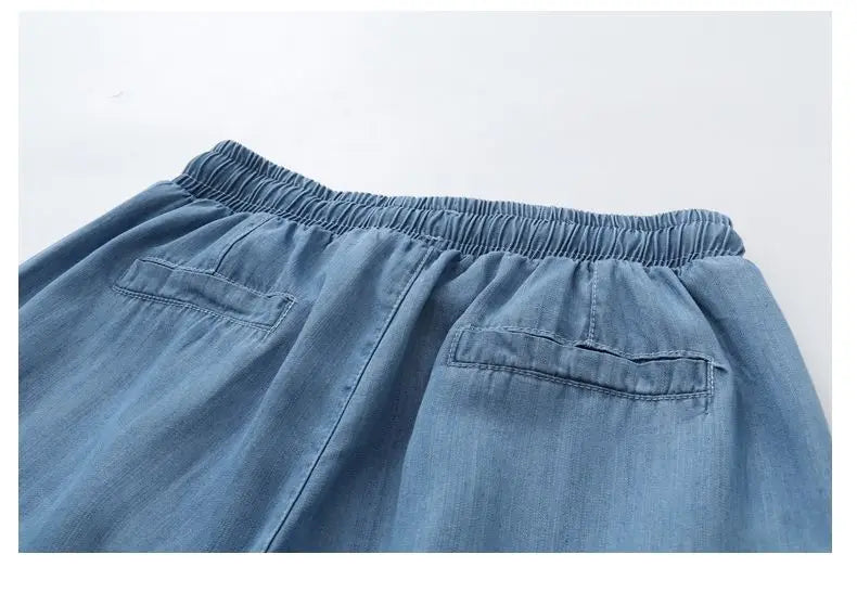 Women's Pants Summer Drawstring Wide-leg Pants