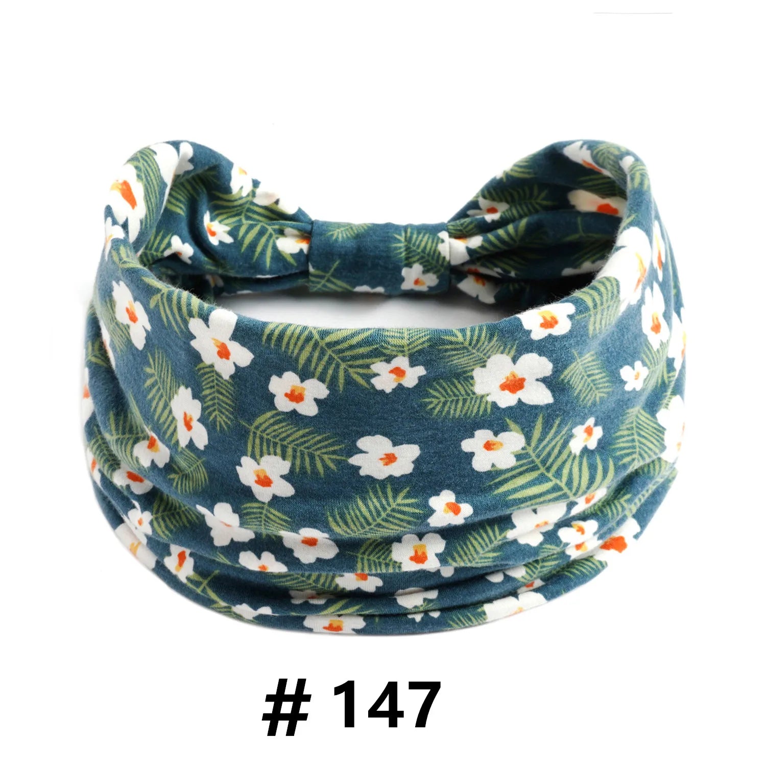 Boho Headbands for Women Cotton Wide Head Bands Stretch