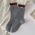 Women New Dots Cute Frilly Casual Fashion Socks