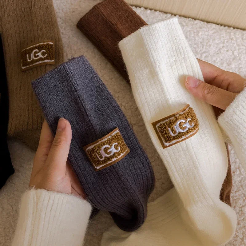 Socks for Women Autumn/winter Warm and Thick Woolen Socks