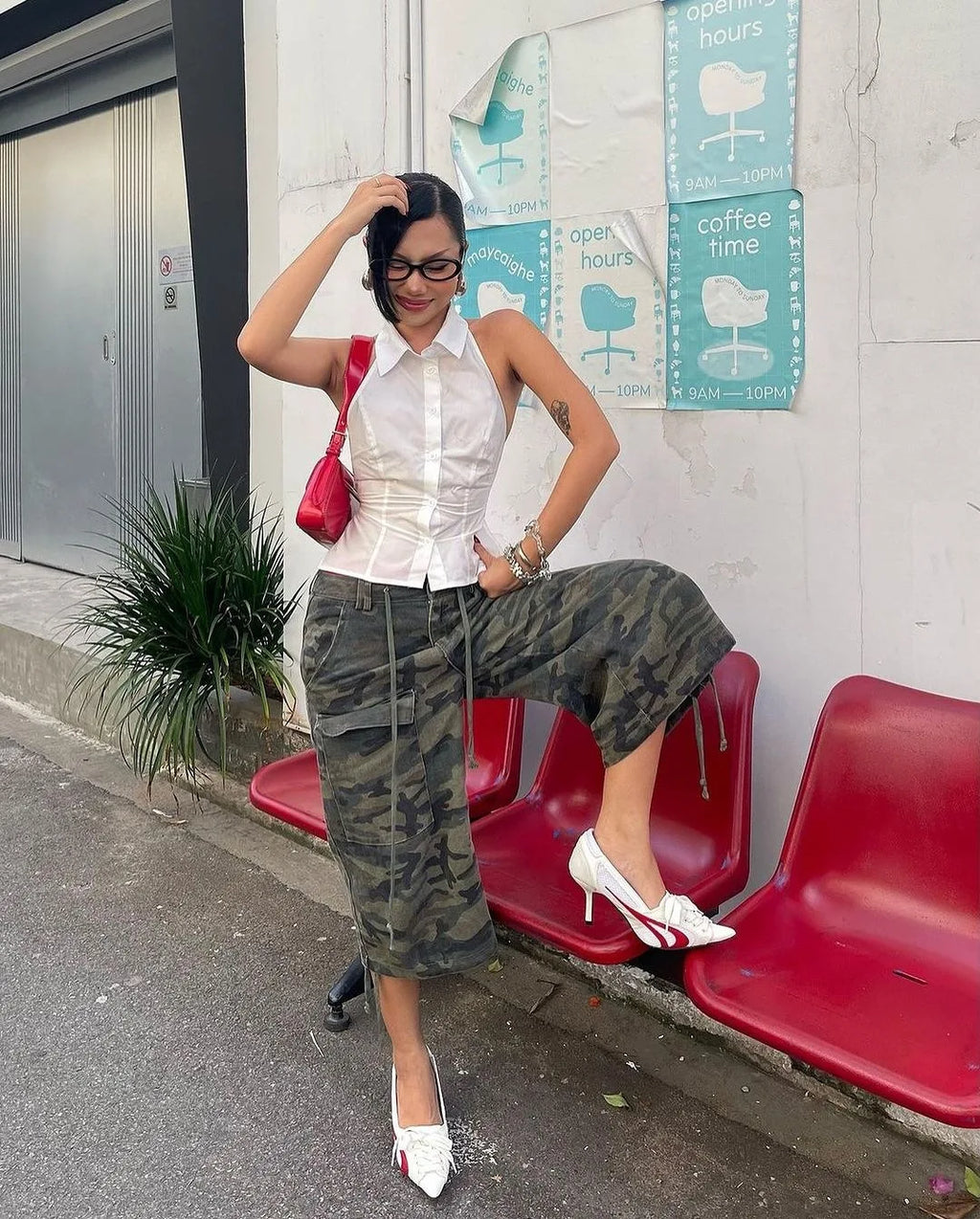 Women Calf Length Pant Jeans Wide Leg