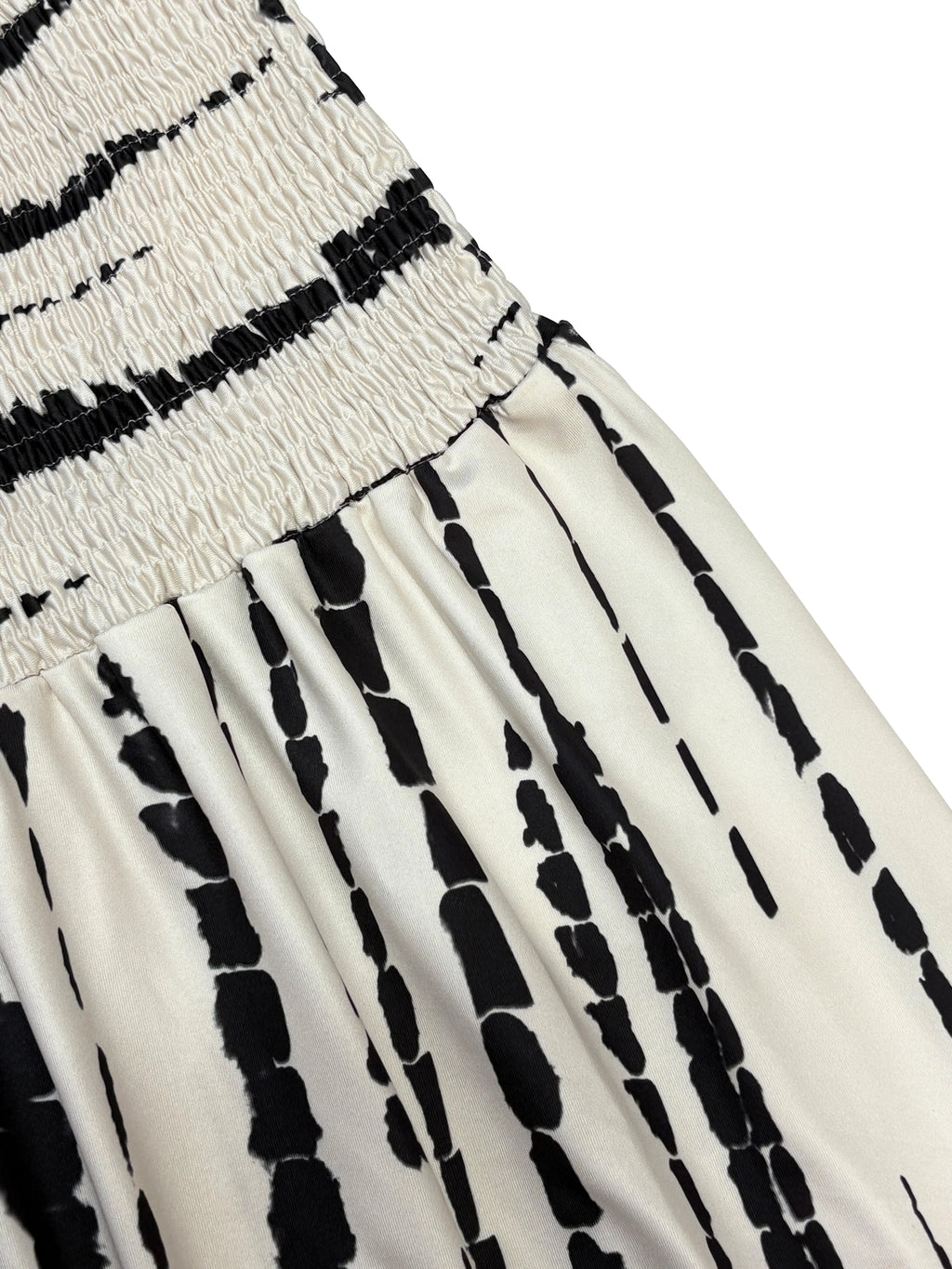 Women's Boho Print Knit Belted Long High-Waisted Flared Skirt