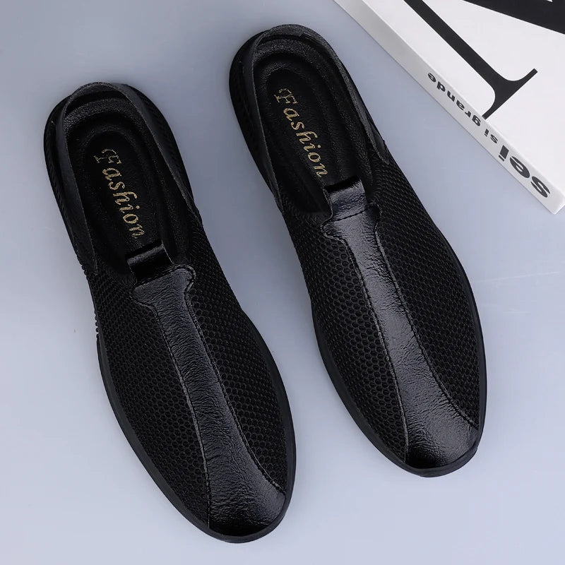 Men's Summer Casual Fashion All-Match Trendy Hollow-Out Shoes