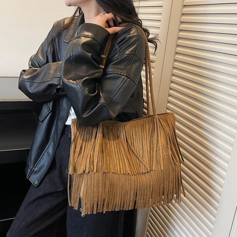 Boho Fringe Shoulder Bag