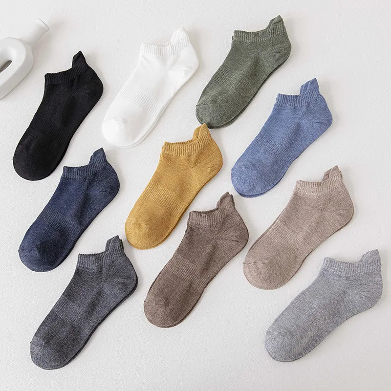 Mens Sport Socks Casual Fashion Solid Color