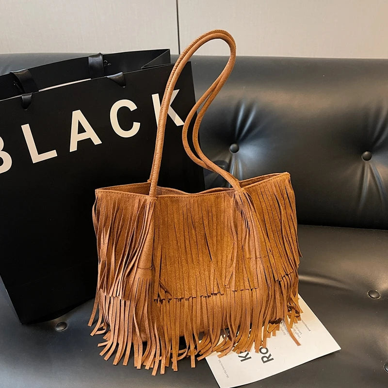 Boho Fringe Shoulder Bag