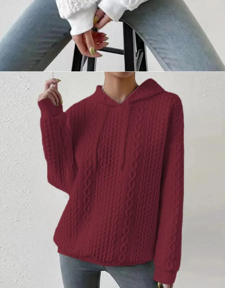 Fashionable Student Hoodie Long Sleeve Casual Sweatshirt Regular Fit Streetwear