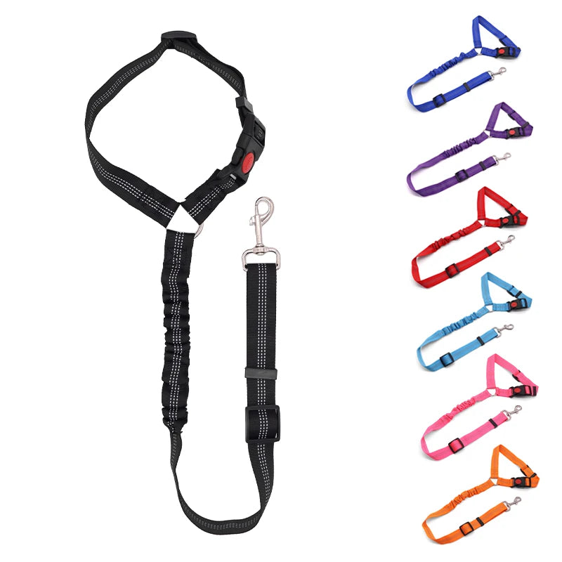 Reflective Pet Dog Car Seat Belt