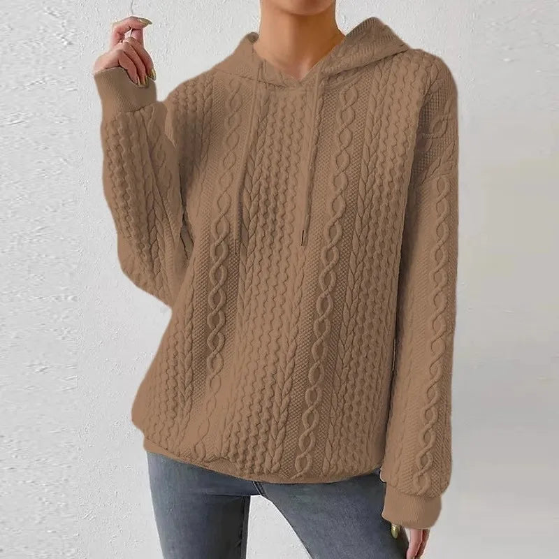 Fashionable Student Hoodie Long Sleeve Casual Sweatshirt Regular Fit Streetwear