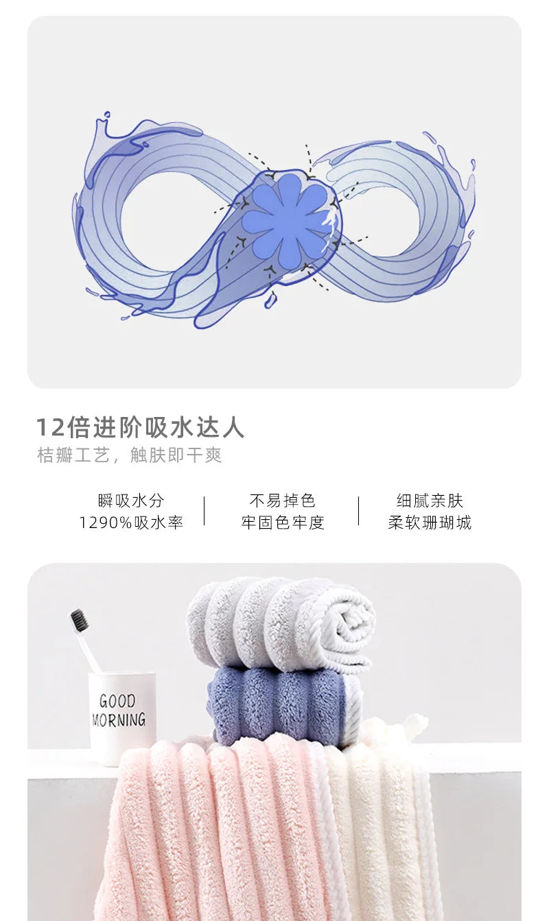 Dry Hair Cap for Women, Thickened and Super Absorbent Headscarf