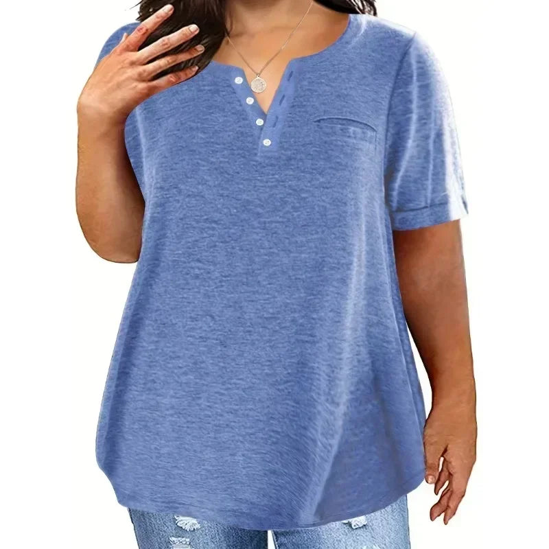 Women's Plus Size 1XL-8XL  Loose Comfortable Tops
