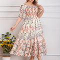 Plus Size Floral Haven Maxi Dress
