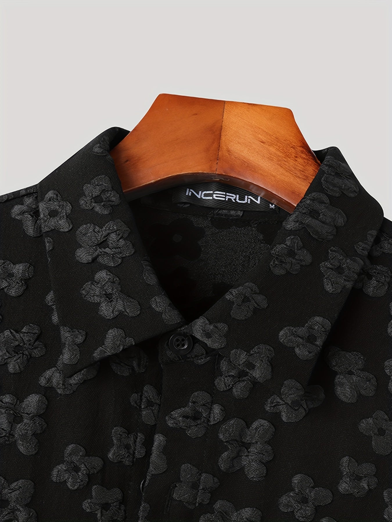 Men's Bohemian Floral Print Casual Shirt - Loose Fit