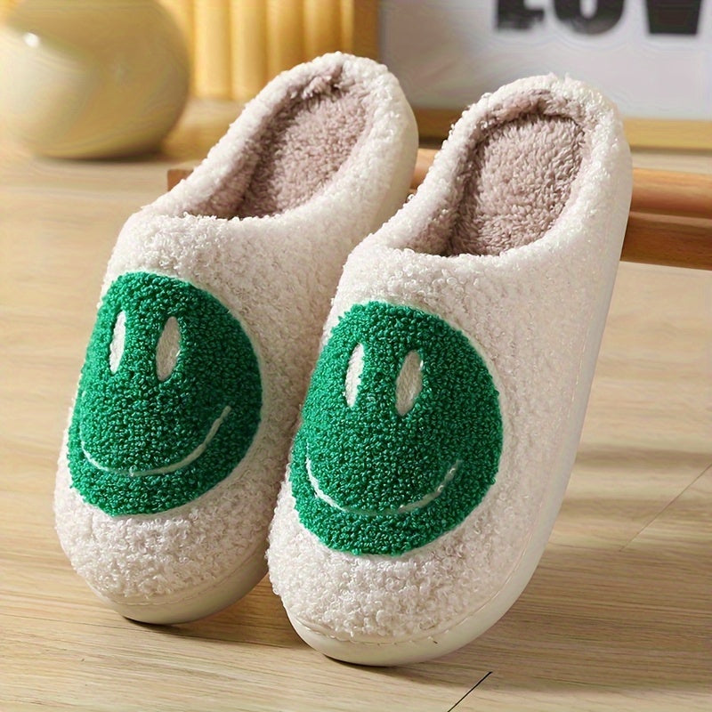 Girls Adorable Smiling Face Cartoon Slippers