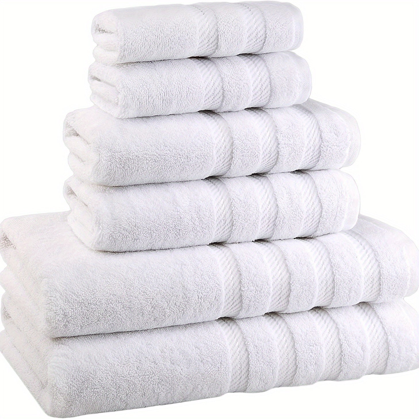 6pcs Purple Towel Set
