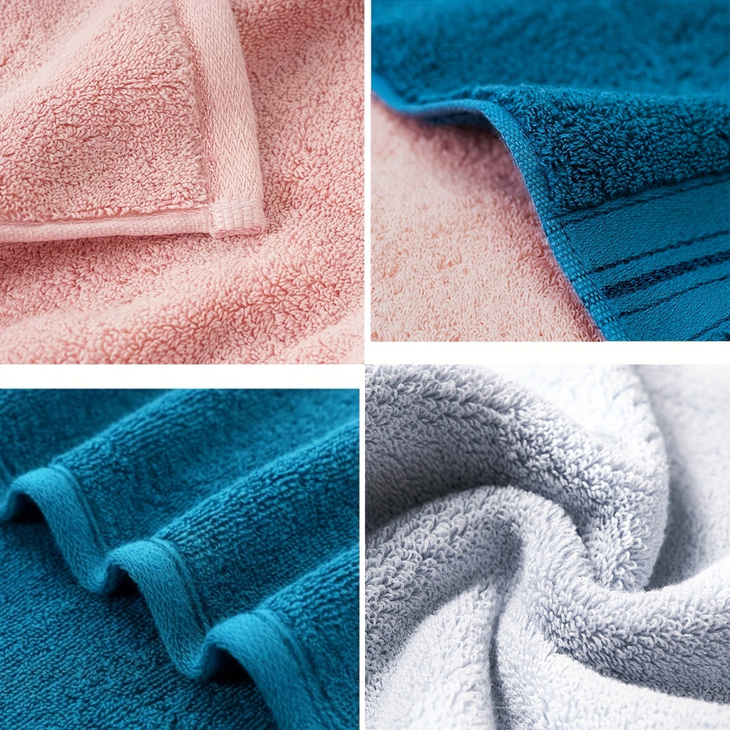 Set of 6 Bath Towels, Made from Pure Cotton