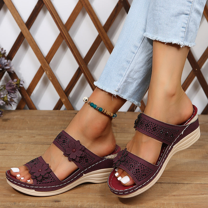 Slip-On Platform Slippers for Women