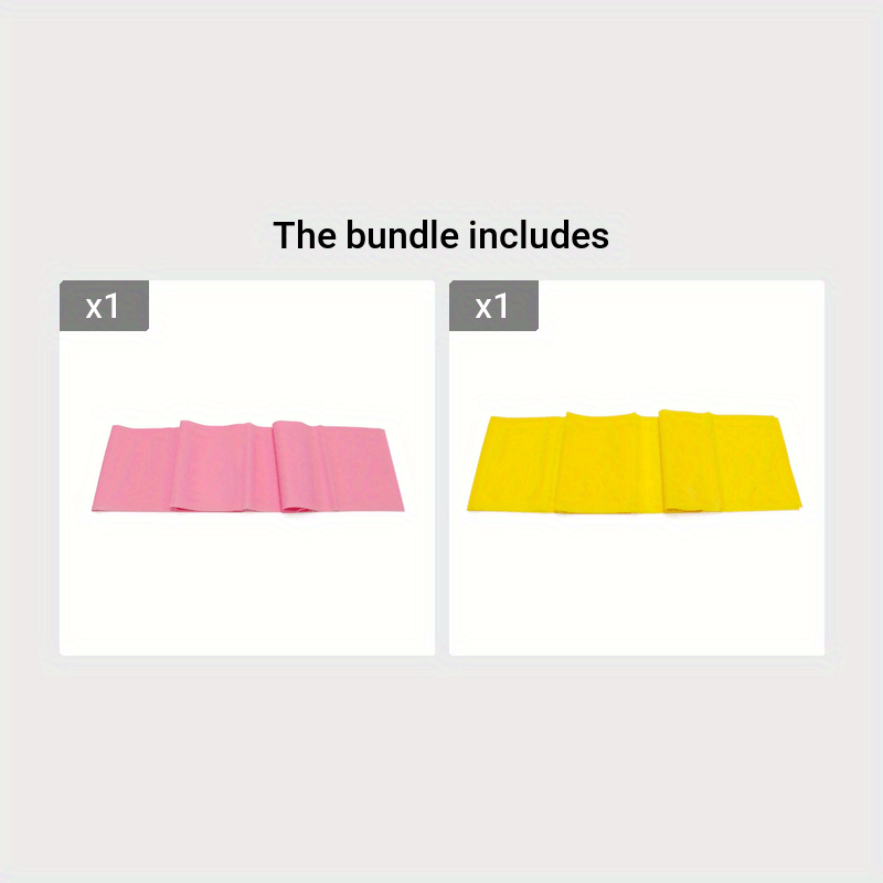Latex Elastic Resistance Band - 1pc Workout Pilates Band for Gym Home Fitness Exercise