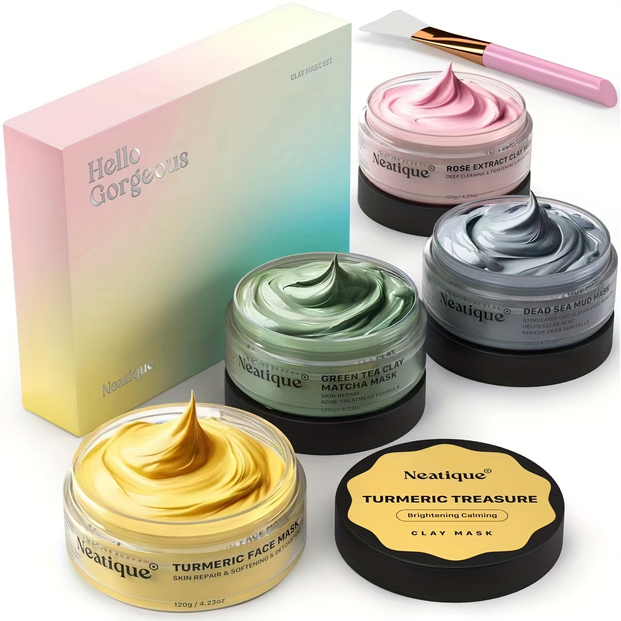 Neatique Face Masks Skincare Set unisex
