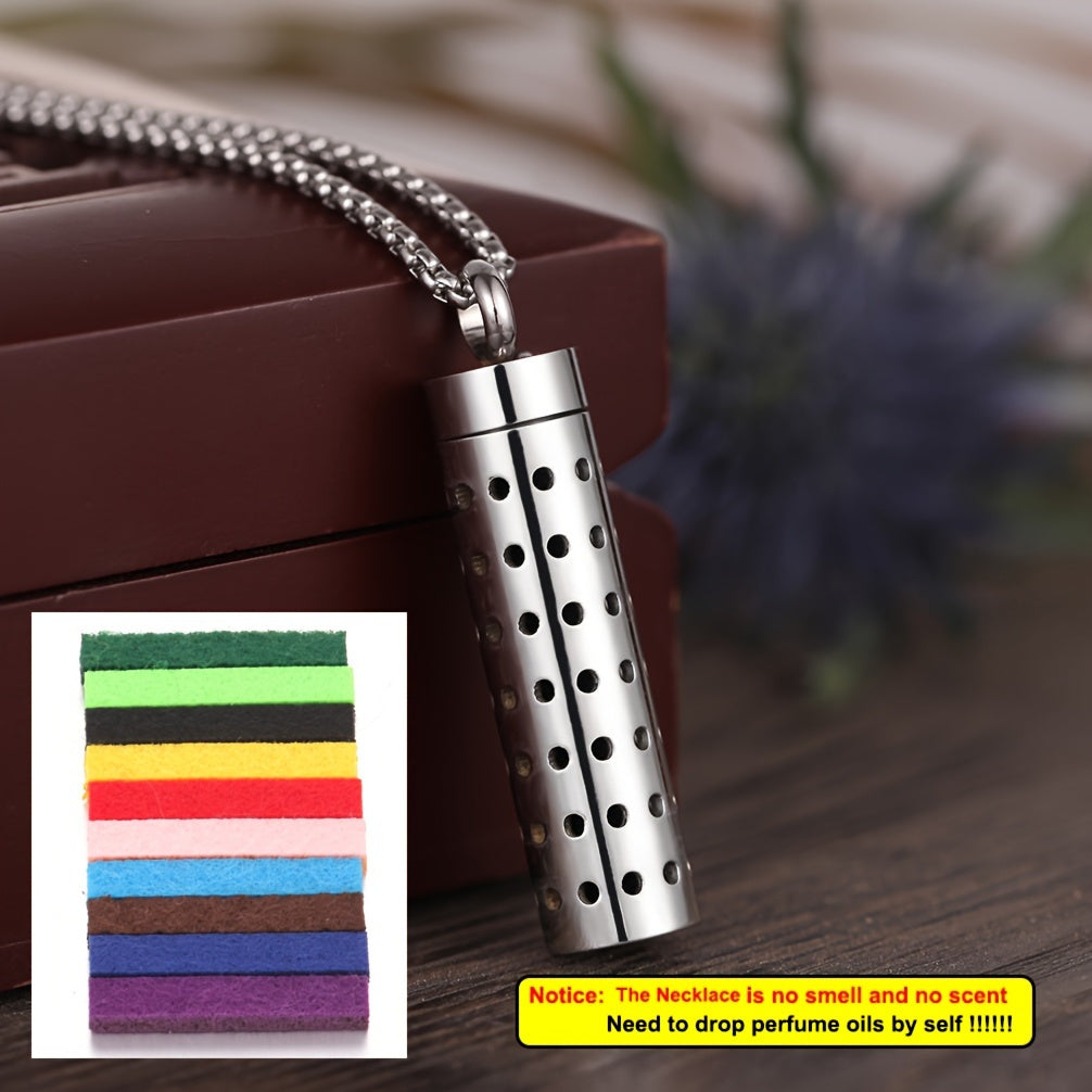 Stainless Steel Aromatherapy Necklace